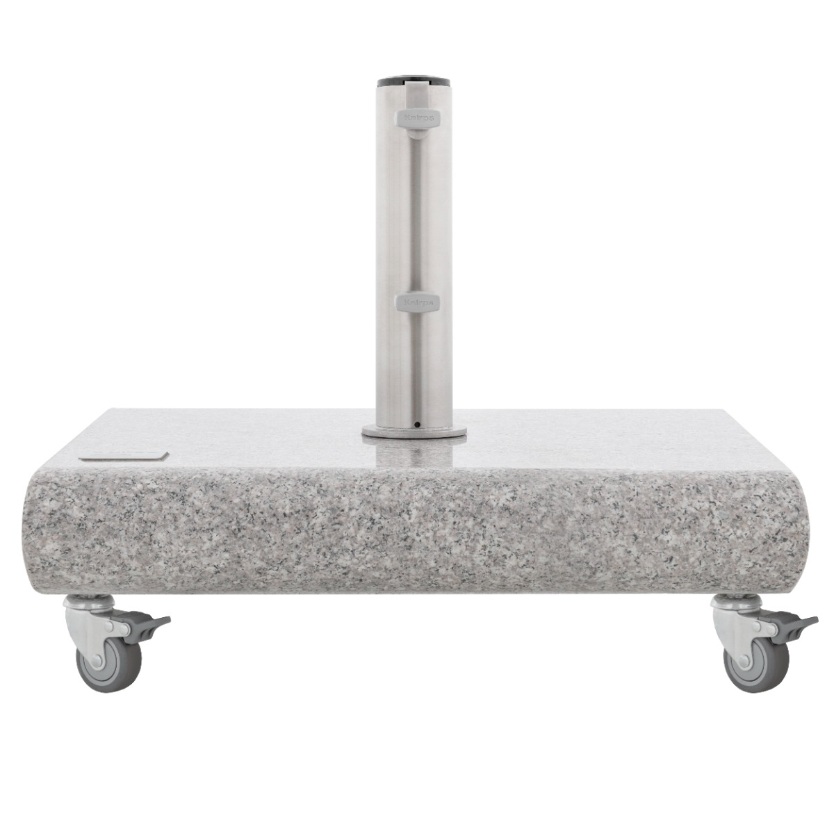 Rolling base, light granite, 70 kg