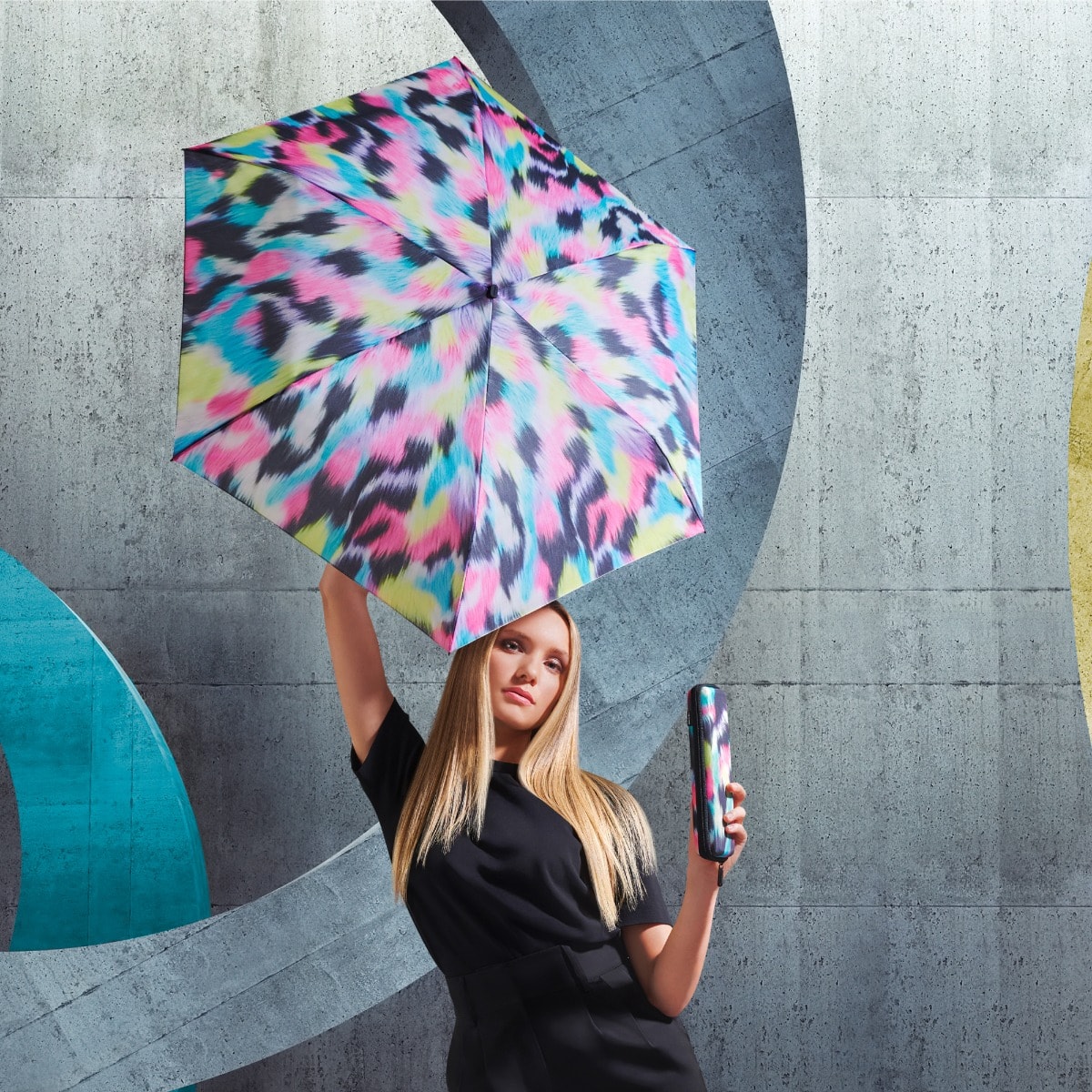 colorful small umbrella by Knirps colorful small umbrella by Knirps
